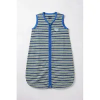 Woody Slaapzak groen-blauwe streep - maat 70cm