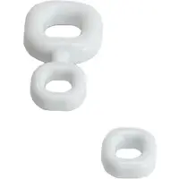 Sport Fucker - Boner Kit - penis-/testikelring combinatie - set van 2 - wit