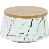 Bricard VOORRAADKOM WIT 5 + BAMBOO DEKSEL