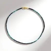 Cavill - Elegante halsketting - 925 Sterling zilver verguld - Indigoliet 22,065 ct facetgeslepen - 45 cm dames natuursteen ketting