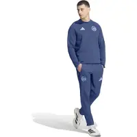 Adidas Ajax Tiro Travel Crew Trainingspak 2026-2027 Donkerblauw Lichtblauw