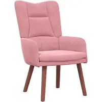 vidaXL Fauteuil Roze 63 x 67 x 94 cm Fluweel