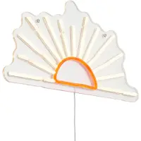 QAZQA Neon wandlamp warm wit met oranje incl. LED - Sunset