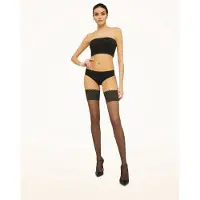 Wolford Satin Touch 20 Stay-Up - nearly black