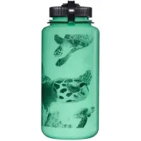 Nalgene - Wide-Mouth 1000ml GLOW / Black Turtle Sustain NIEUW
