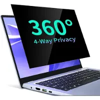 Famanu – 360° Privacyfilter 13.3 inch 16:9 - 4-weg zelfklevend schermfilters voor laptop 13.3 inch,anti-blauw licht,Anti-vingerafdruk,compatibel met Lenovo HP Dell Acer - Samsung