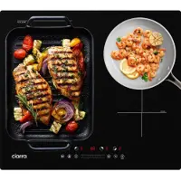 CIARRA VM4BFBIH - Inbouw inductiekookplaat 60 cm Inductie Kookplaat 4 zones Boostfunctie FlexZone 7200 W