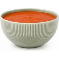 Secret De Gourmet Soepkommen Memphis - D14 cm - 600 ml - groen - keramiek - schaaltjes - kommetjes - stapelbaar