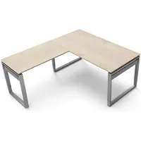 Kerkmann Büromöbelfabrik Hoekbureau Workspace 160cm blank hoogte verstelbaar