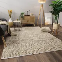 Paco Home Vloerkleed Woonkamer Laagpolig Boho Patroon Scandinavisch 80x150 cm