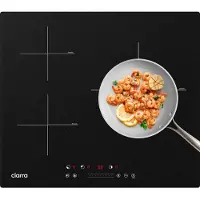 CIARRA VM3BBIH - Inbouw inductiekookplaat 60 cm Inbouw Kookplaat 3 zones Boostfunctie 6600 W