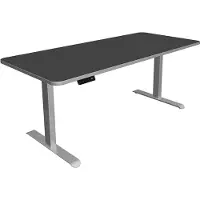 Kerkmann Zit sta bureau Move-3 premium antraciet 180x80cm