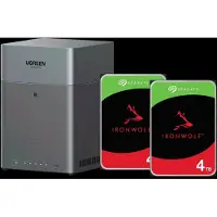 UGREEN NASync DH4300 Plus + Seagate Ironwolf 4TB Duo Pack