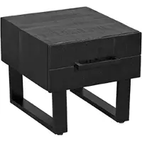 Label51 Santos zwart mangohouten salontafel 44x50x41cm