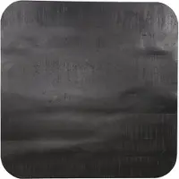 Label51 - Eetkamertafel Tafelblad Sloppy Edge - Zwart - 70x70x3cm