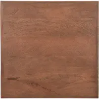 Label51 - Eetkamertafel Tafelblad Straight Edge - Bruin - 70x70x5cm