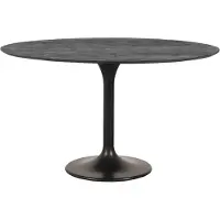 Label51 - Eetkamertafel Otto - Zwart - 130x130x75cm