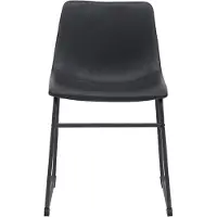Label51 - Eetkamerstoel Risto - Zwart - 55x47x79cm - Set van 2
