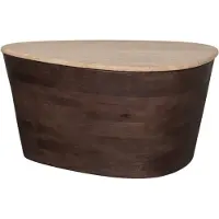 Label51 - Salontafel Ravi - Bruin - 50x70x37cm