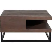 Label51 - Salontafel Cube - Bruin - 80x80x40cm
