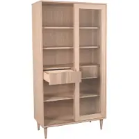 Label51 - Vitrinekasten Jule - Beige - 49x100x180cm