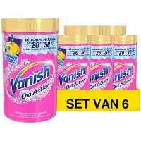 Vanish 6x Oxi Action Vlekverwijderaar Poeder Gekleurde Was 1445 Gr