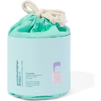 HEMA Herbruikbare gezichtsreinigingsdoekjes met was- en bewaarzakje 8cm - 4 stuks