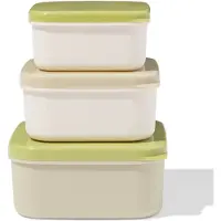 HEMA Snackboxen groen - 3 stuks (groen)