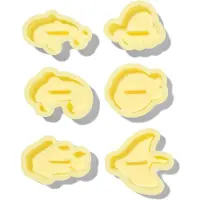 HEMA Uitsteekvormen dieren - 6 stuks (geel)