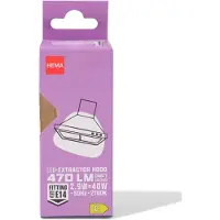 HEMA Led Afzuigkap Clear E14 2.9W 470lm