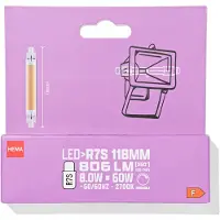 HEMA Led TL-buis Eel GR7S 8W 806lm Dim