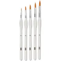 HEMA Schilderpenselen Met Ronde Punt - 5 Stuks
