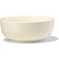 HEMA Kom Ø15cm Knap new bone china geel (geel)