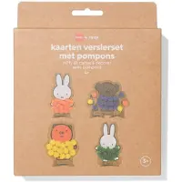 HEMA Nijntje kaarten versieren met pompoms