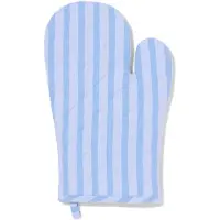 HEMA Ovenwant katoen strepen blauw (blauw)