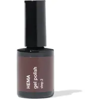 HEMA Gel nagellak 55 black cherry (donkerrood)