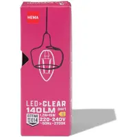 HEMA Led Kaars Clear E14 1.2W 140lm