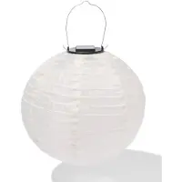 HEMA Solar Lampion ⌀28cm Wit