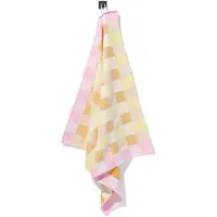 HEMA Theedoek 65x65cm Katoen Tompouce Roze (geel)