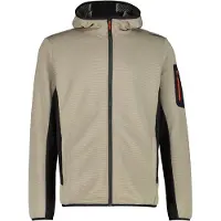 CMP - Jacket Fix Hood with Sleeve Pocket - Fleecevest 58, beige