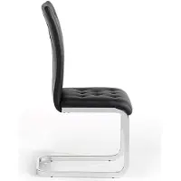 Idimex Schommelstoelen CHLOE, set van 4 - Zwart