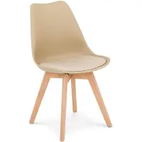 Idimex Eethoek SHANNON/ABBY met tafel en 4 stoelen – crèmewit