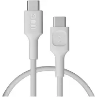 Green Cell Kabelis PowerStream USB Type-C mannelijk - USB Type-C mannelijk, 100W, wit, 0,3 meter, artikelnummer: 5904326376106