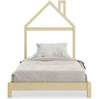 Idimex Kinderbed LIZ 90 x 200 cm in huisstijl van massief hout – naturel