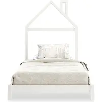 Idimex Kinderbed LIZ 90 x 200 cm in huisstijl van massief hout – wit