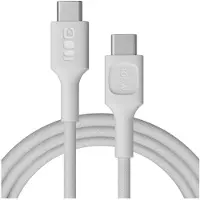 Green Cell Kabelis PowerStream USB Type-C mannelijk - USB Type-C mannelijk, 100W, wit, 2 meter, artikelnummer: 5904326376120