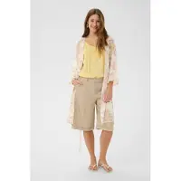 Cream Kimono 'CRDanica' lichtgeel / lichtgrijs / rosa / wit