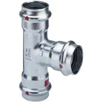 Viega Prestabo 1118 staal pers T-stuk 28x15x28mm