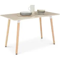 Idimex Eettafel SHANNON 120 x 70 cm – Crèmewit