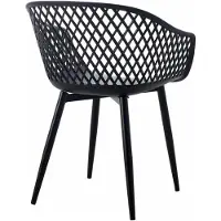 Idimex Tuinstoelen MADEIRA, set van 4 - Zwart